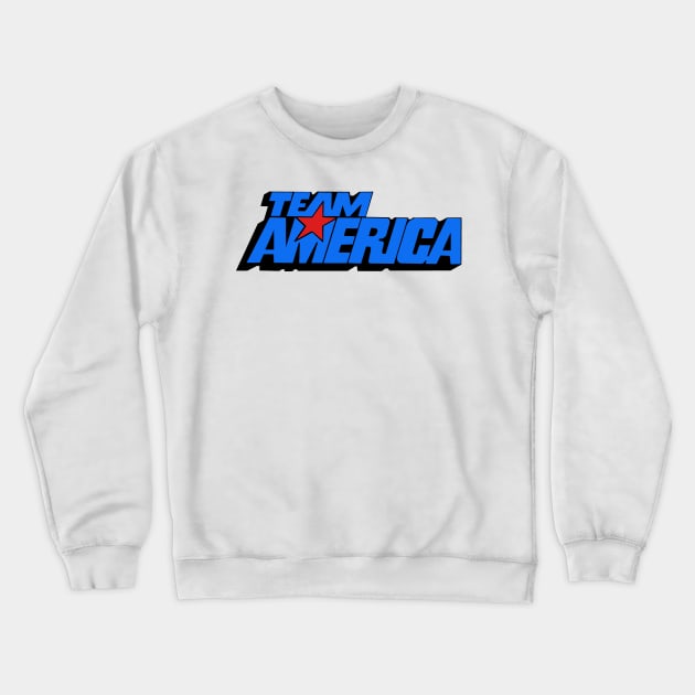 Team America Crewneck Sweatshirt by Tee Arcade